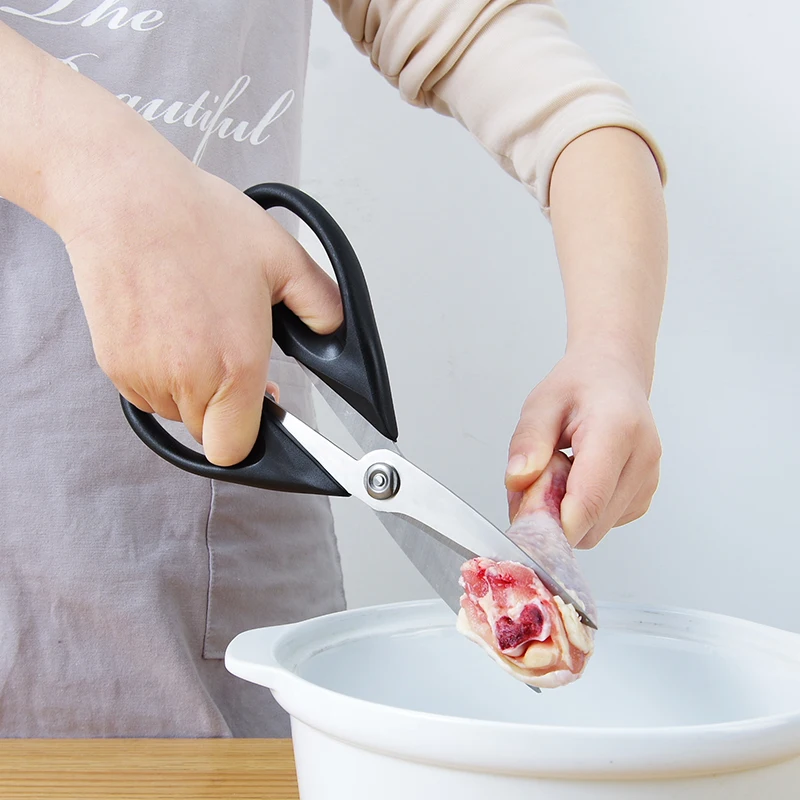 1pcs Stainless Steel Strong Kitchen Scissors Food Chicken Cutter for Kitchen Accessories Metal Scissor Storage Cases Shears
1pcs Stainless Steel Strong Kitchen Scissors Food Chicken Cutter for Kitchen Accessories Metal Scissor Storage Cases Shears