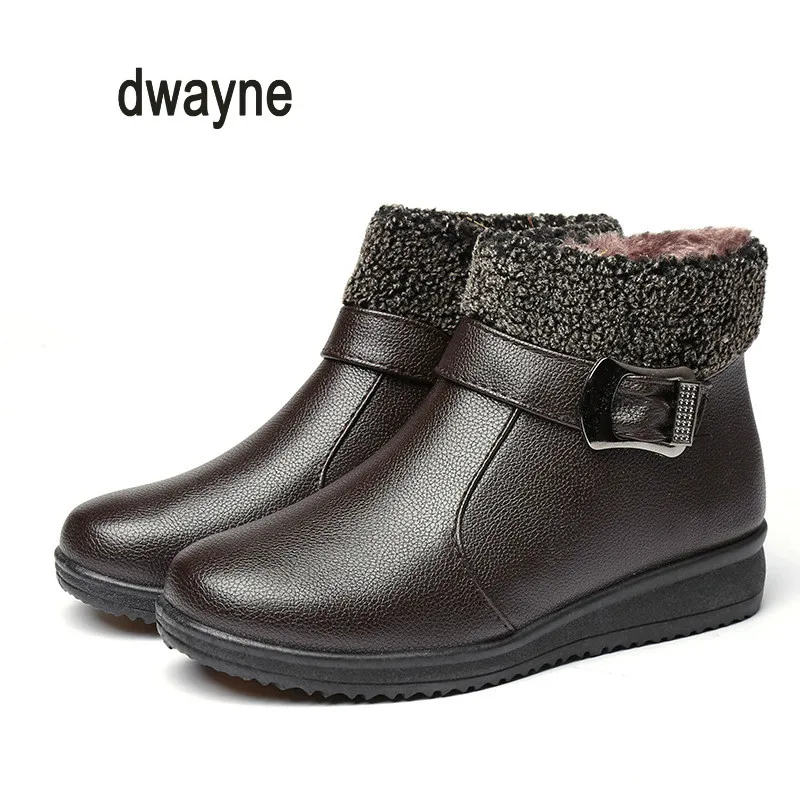 Dwayne New Woman Snow Casual Boots Slip on Winter Warm Faux Fur Ankle Boots Mother Fashion Flats Women shoes a033
Dwayne New Woman Snow Casual Boots Slip on Winter Warm Faux Fur Ankle Boots Mother Fashion Flats Women shoes a033