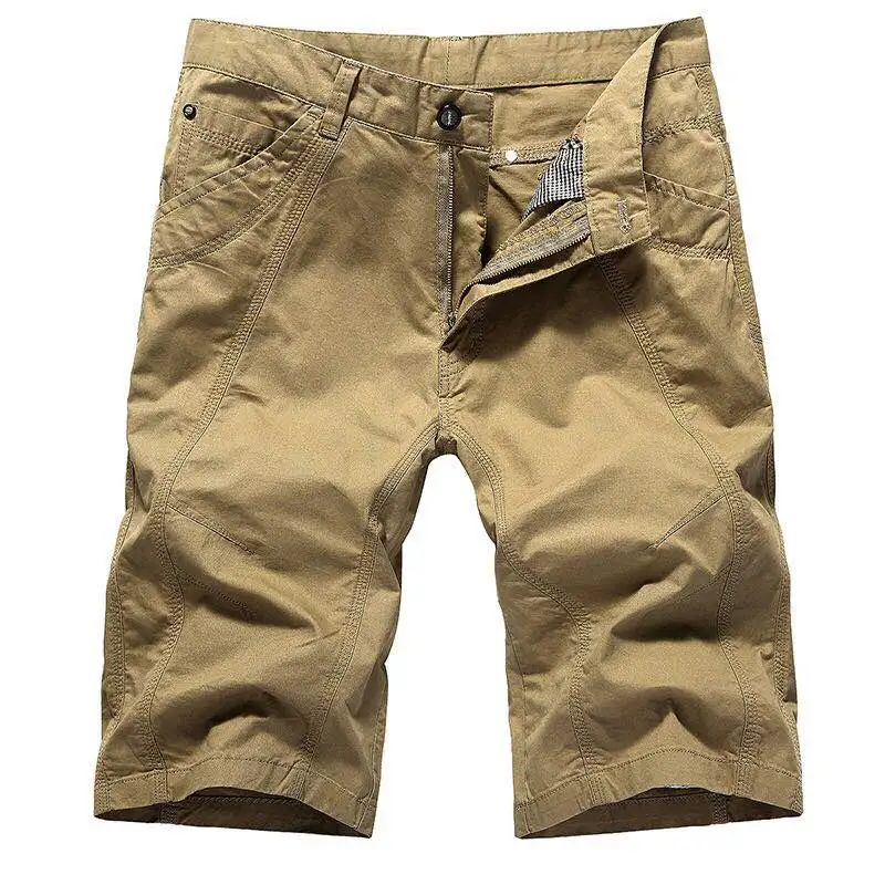 Men's Casual Shorts Summer Fashion Cotton Cargo Bermuda Masculina Joggers Short Trousers Male Plus Size 40 | Мужская одежда