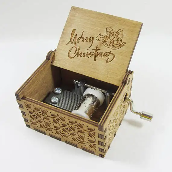 Engraved Wooden Merry Christmas music lovers musical boxes birthday New Year party favors gifts
Engraved Wooden Merry Christmas music lovers musical boxes birthday New Year party favors gifts