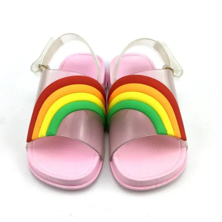 Spring and summer high-end rainbow candy color flash with boys and girls word children sandals and slippers 1-3 years old
Spring and summer high-end rainbow candy color flash with boys and girls word children sandals and slippers 1-3 years old