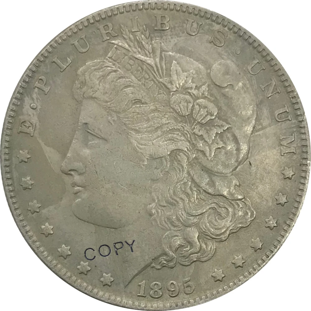 O 1895 United States Morgan 1 One Dollar Cupronickel Plated Silver collectibles Copy Coin
O 1895 United States Morgan 1 One Dollar Cupronickel Plated Silver collectibles Copy Coin