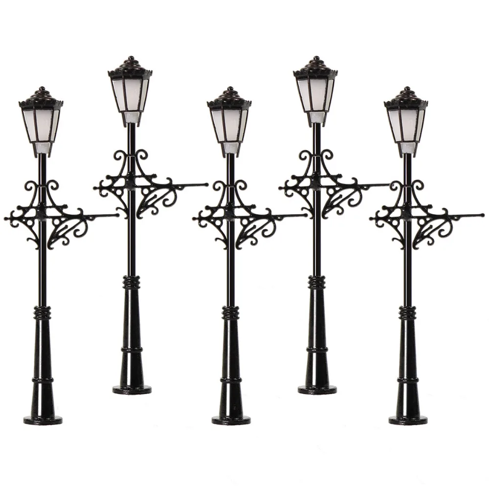 Evemodel 5pcs N Scale Lamp Post Single Head 50mm 1:160 Warm White Street Lights Model Railway Train LEDs Miniature LQS74N
Evemodel 5pcs N Scale Lamp Post Single Head 50mm 1:160 Warm White Street Lights Model Railway Train LEDs Miniature LQS74N