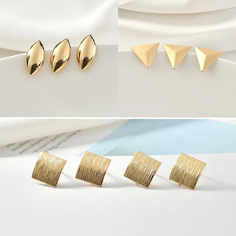 New style stud earrings for women geometric shape copper charms diy jewelry earrings pendant accessory
New style stud earrings for women geometric shape copper charms diy jewelry earrings pendant accessory