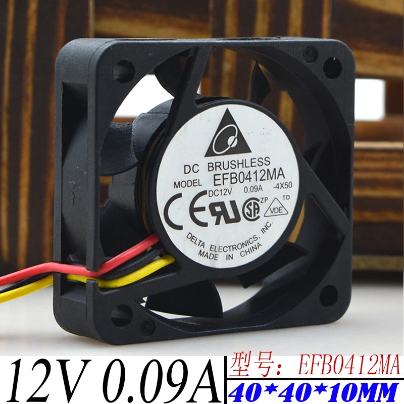 EFB0412MA 4010 12V 0.09A 4CM cooling fan