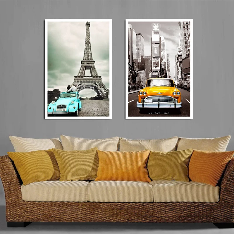 2Pic/set Paris City landmarks and Cars Modern Painting HD Prints on Canvas Wall art for living room Canvas Printings Home Decor
2Pic/set Paris City landmarks and Cars Modern Painting HD Prints on Canvas Wall art for living room Canvas Printings Home Decor