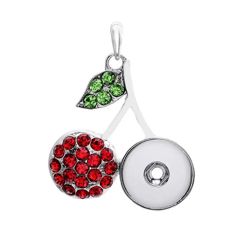 Hot Sale 205 Rhinestone Cherry Snaps Button Necklace Pendant Necklace Fit 18mm Buttons For Women Charm jewelry
Hot Sale 205 Rhinestone Cherry Snaps Button Necklace Pendant Necklace Fit 18mm Buttons For Women Charm jewelry