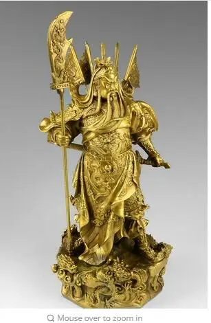 Copper Brass CHINESE crafts decoration Chinese bronze brass Nine Dragon Warrior Guan Gong/ Yu Statue Figure H 26CM Yellow
Copper Brass CHINESE crafts decoration Chinese bronze brass Nine Dragon Warrior Guan Gong/ Yu Statue Figure H 26CM Yellow