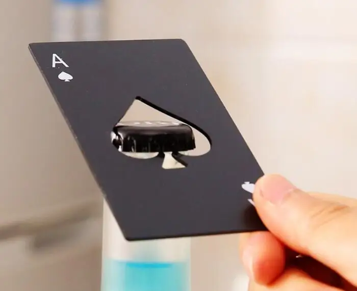 500pcs New Poker Card Beer Bottle Opener Personalized Stainless Steel Credit Card Bottle Opener Card of Spades Bar Tool
500pcs New Poker Card Beer Bottle Opener Personalized Stainless Steel Credit Card Bottle Opener Card of Spades Bar Tool