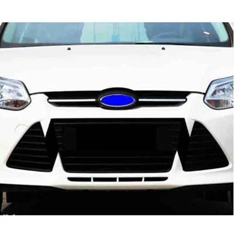 Carmilla Передние наклейки на решетку автомобиля из углеродного волокна 2 Stylesfor Ford Focus