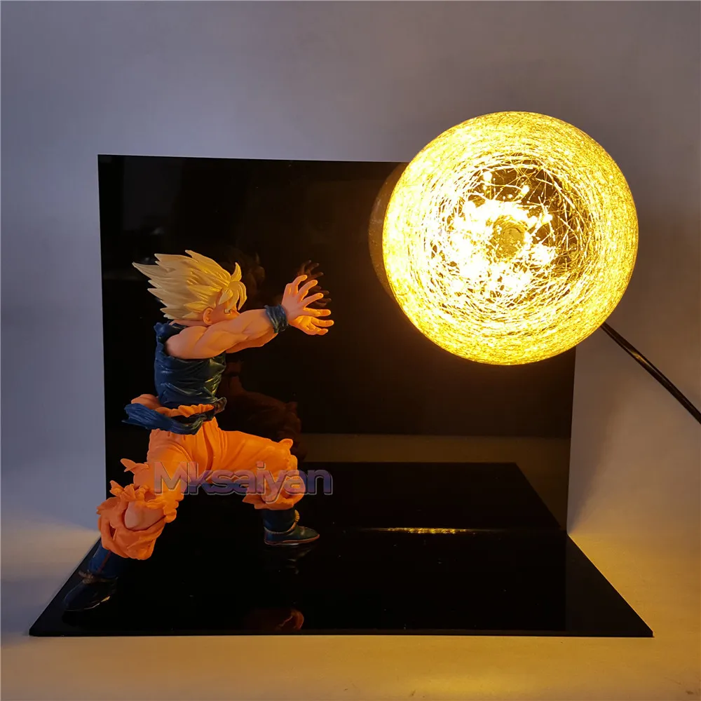 Dragon Ball Z Son Goku Lamp Kakarotto Kamehameha LED Night Light Toy Anime Figures Goku DIY Display Model Toys with Bulb 
Dragon Ball Z Son Goku Lamp Kakarotto Kamehameha LED Night Light Toy Anime Figures Goku DIY Display Model Toys with Bulb
