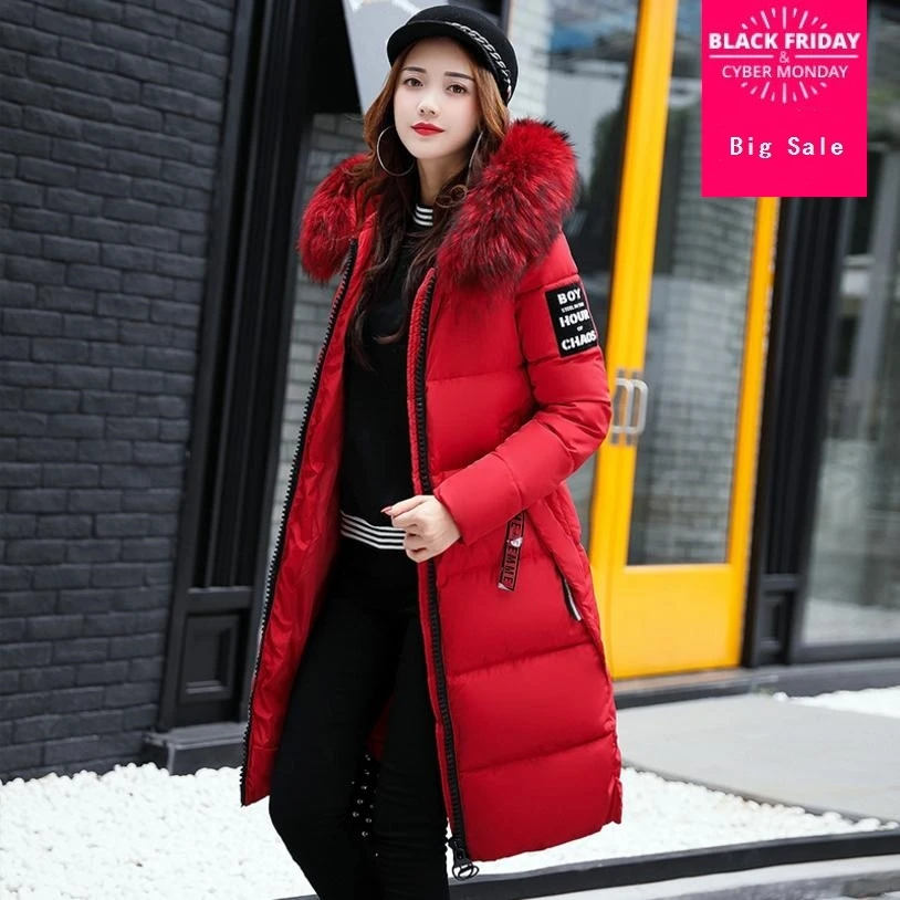 2018 Europe and America autumn winter new long cotton clothes bread big hair collar knee students bf sustans coat L879 wholesale
2018 Europe and America autumn winter new long cotton clothes bread big hair collar knee students bf sustans coat L879 wholesale