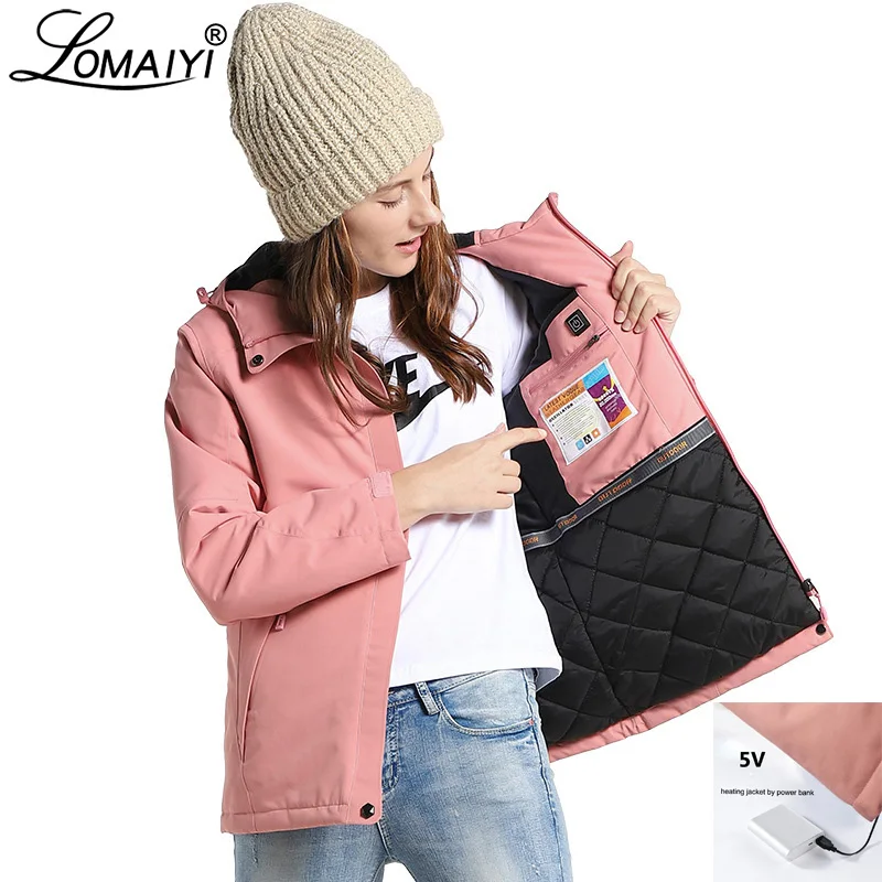 Women's Winter Jacket Women USB Heated Parka Female Plus Size Reflective Hooded Coat Womens Waterproof Warm Cotton Jackets AW210
Women's Winter Jacket Women USB Heated Parka Female Plus Size Reflective Hooded Coat Womens Waterproof Warm Cotton Jackets AW210