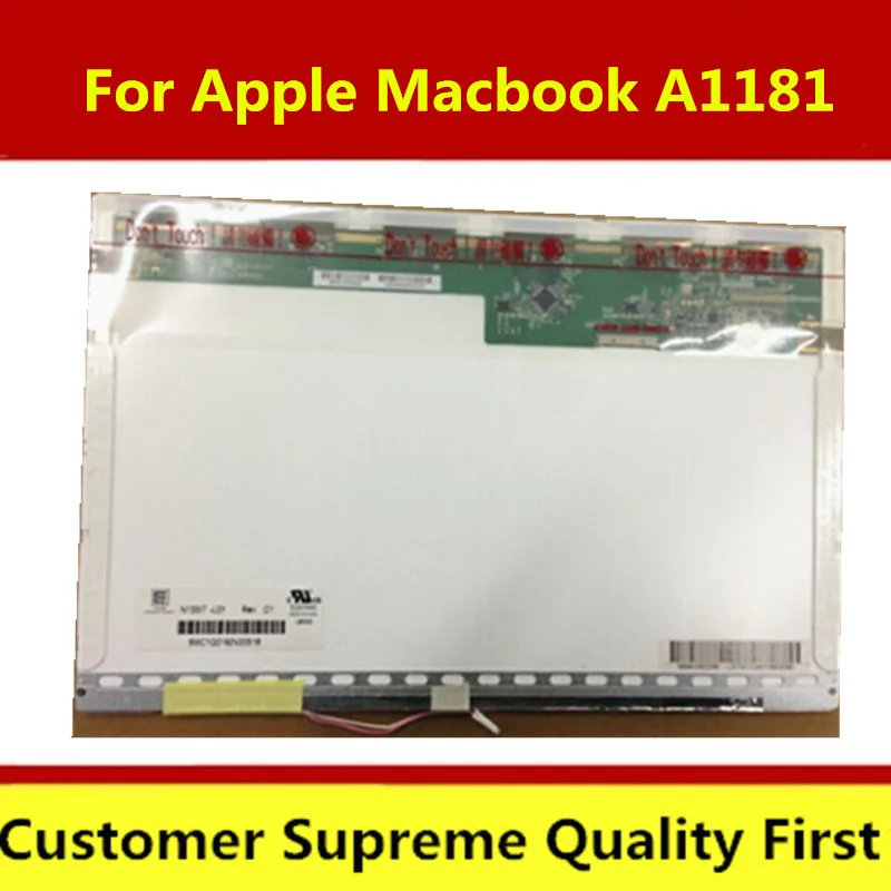Оригинальный 13 3 ''для Apple Macbook A1181 ЖК-экран для ноутбука N133I1-L01 2006 2007 2008 2009 CCFL |