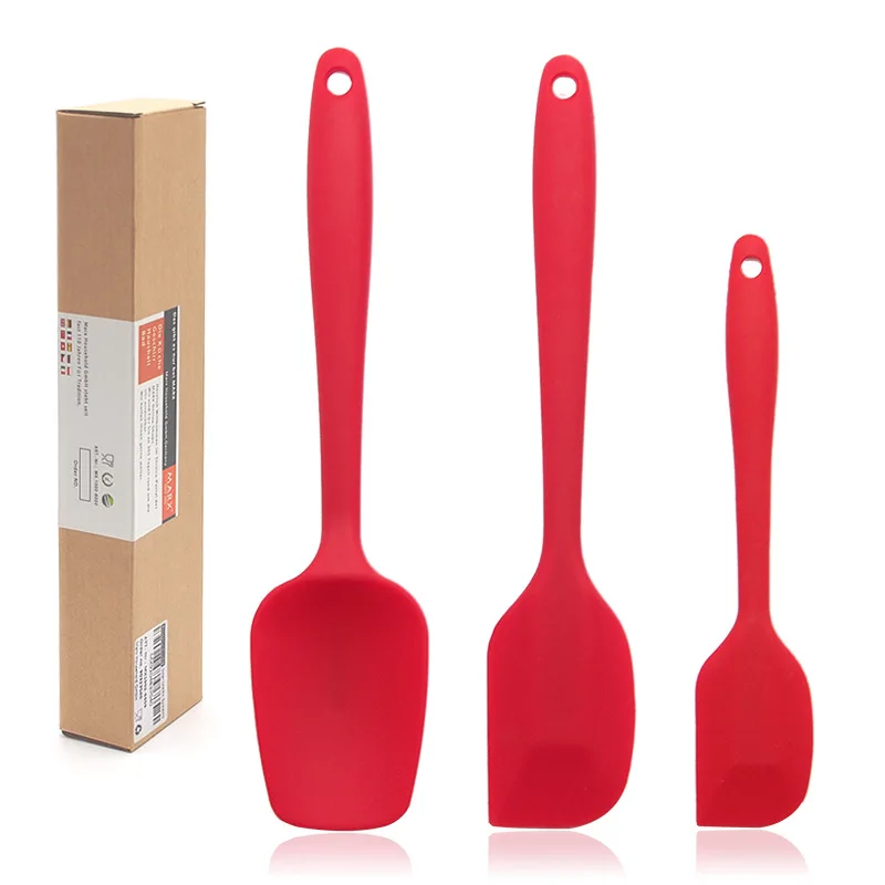 3pc Silicone Spatula set Heat-Resistant Baking Spoon cake spatula blade batter stirring knife baking tools FDA
3pc Silicone Spatula set Heat-Resistant Baking Spoon cake spatula blade batter stirring knife baking tools FDA