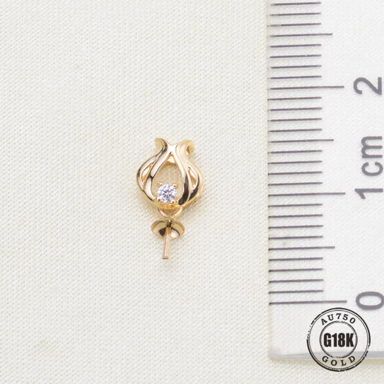 Luxury genuine G18K Gold Accessories Fashion Pearl Pendant Settings Findings Pendant Mountings Women Accessories Female Jewwelry
Luxury genuine G18K Gold Accessories Fashion Pearl Pendant Settings Findings Pendant Mountings Women Accessories Female Jewwelry