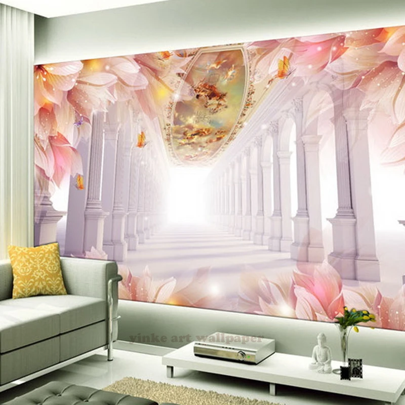 personalized custom 3d mural romance pink greenish lily flower European marble pillar 3d wall mural for living room home decor
personalized custom 3d mural romance pink greenish lily flower European marble pillar 3d wall mural for living room home decor