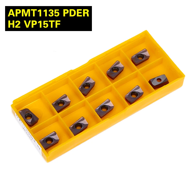 50 шт. карбидная вставка APMT 1135 PDER H2 VP15TF R0.8 уход за кожей лица фрезерный станок CNC