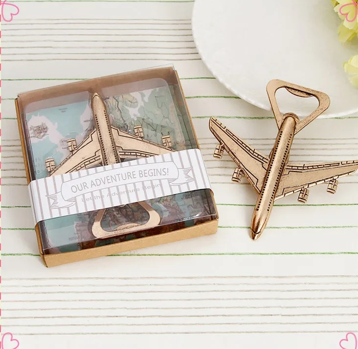 New Airplane Bottle Opener Adventure Wedding Favor Gift Aircraft Bar Beer Wine Kitchen Tools
New Airplane Bottle Opener Adventure Wedding Favor Gift Aircraft Bar Beer Wine Kitchen Tools