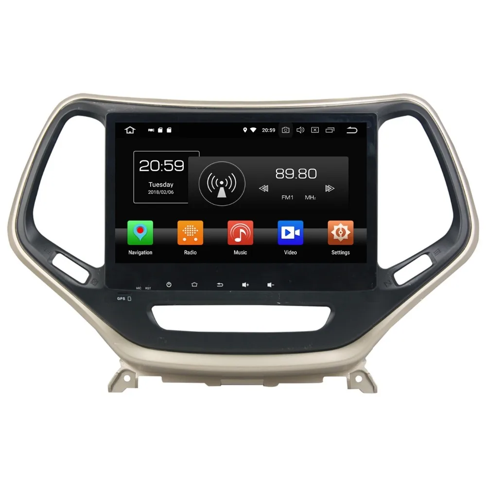 4GB+32GB Octa Core 10.1" Android 8.0 Car Radio DVD Player for Jeep Cherokee 2016 2017 GPS Bluetooth WIFI USB DVR Mirror-link
4GB+32GB Octa Core 10.1" Android 8.0 Car Radio DVD Player for Jeep Cherokee 2016 2017 GPS Bluetooth WIFI USB DVR Mirror-link
