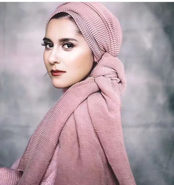 Popular ladies Ripple wrinkle scarf shawl wrap raised grain drape muslim headband viscose autumn scarves10pcs/lot
Popular ladies Ripple wrinkle scarf shawl wrap raised grain drape muslim headband viscose autumn scarves10pcs/lot