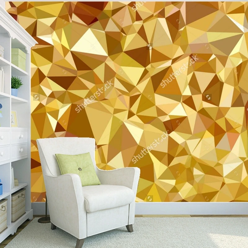 Custom gold wallpaper,Gold Geometric Polygon,modern murals for living room bedroom background wall waterproof wallpaper
Custom gold wallpaper,Gold Geometric Polygon,modern murals for living room bedroom background wall waterproof wallpaper