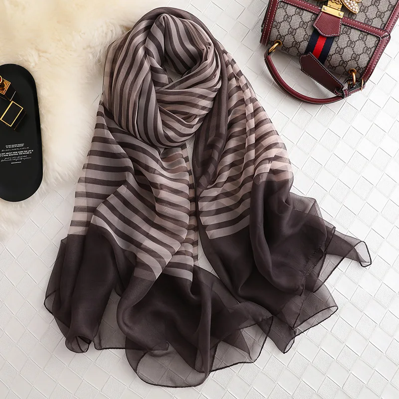 2019 New Summer Scarf Women Soft Striped Shawl Long Spring Silk Scarf for Ladies Beach Stoles Female Thin Wraps B-61
2019 New Summer Scarf Women Soft Striped Shawl Long Spring Silk Scarf for Ladies Beach Stoles Female Thin Wraps B-61