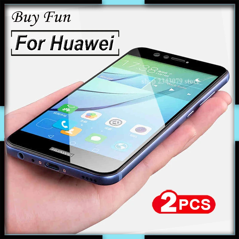 2 шт. полная защита экрана для Huawei Nova Honor P10 P9 8 Lite 6C 6X Plus закаленное стекло защитная