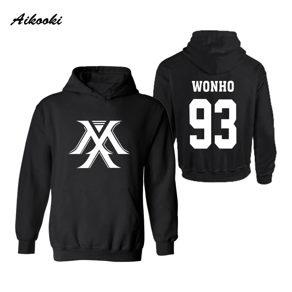 Мужские толстовки и свитшоты Aikooki MONSTA X с рисунком I.M толстовка капюшоном JOOHEON MINHYUK