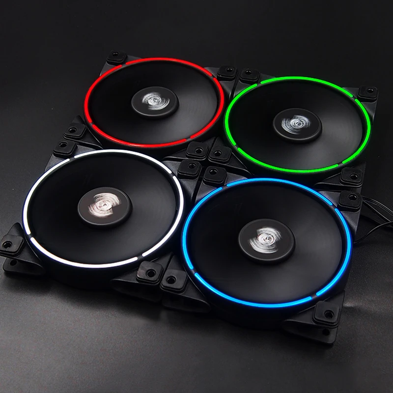New Monochrome Color LED 12cm Computer Components Chassis Fan Transparent Desktop Computer Host Cooling fan silent Fans Cooling
New Monochrome Color LED 12cm Computer Components Chassis Fan Transparent Desktop Computer Host Cooling fan silent Fans Cooling