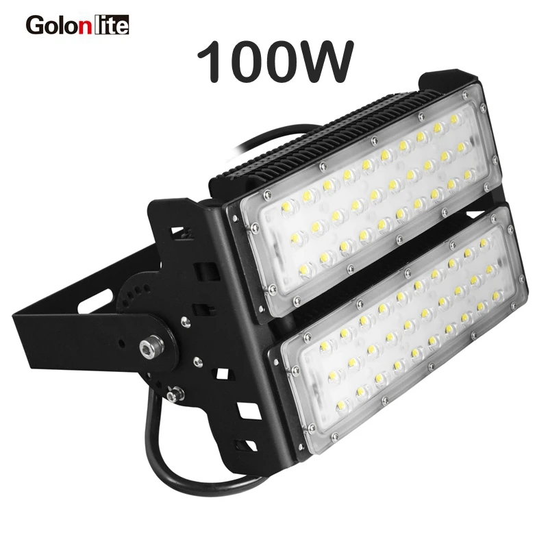 Фото Golonlite светодиодный безопасности Световой поток лампы светильник 100W 50W 150W 200W Белый