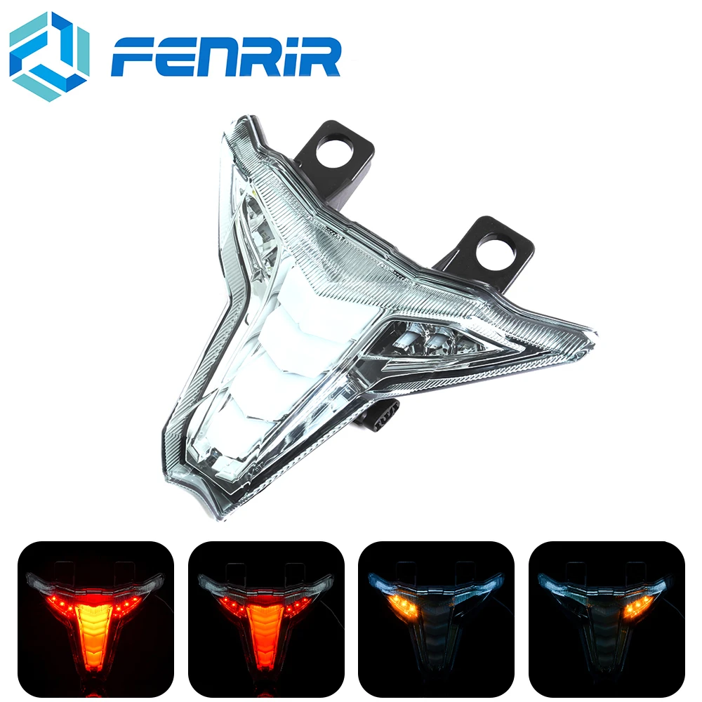 FENRIR Motorcycle Tail Lights LED Rear Stop Brake Light Turn Signal For Kawasaki Z1000 2014-2018 Ninja 250 400 ZX-10R ZX-10RR
FENRIR Motorcycle Tail Lights LED Rear Stop Brake Light Turn Signal For Kawasaki Z1000 2014-2018 Ninja 250 400 ZX-10R ZX-10RR