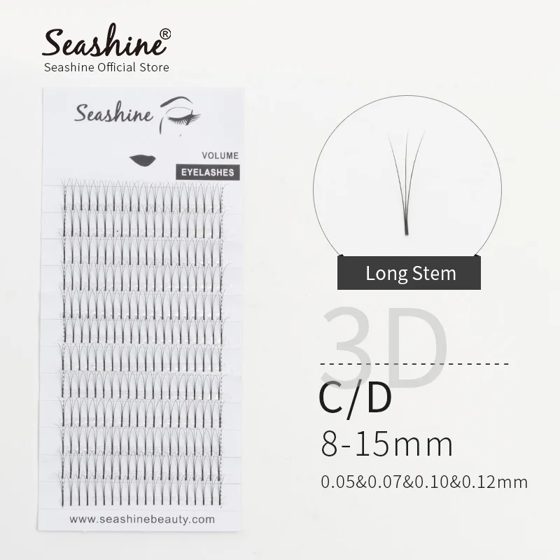 12 Rows/Lot Russian Volume Eyelashes Extension 3D Seashine Pre Made Fans Handmade Individual Eyelash Extension Free Shipping
12 Rows/Lot Russian Volume Eyelashes Extension 3D Seashine Pre Made Fans Handmade Individual Eyelash Extension Free Shipping