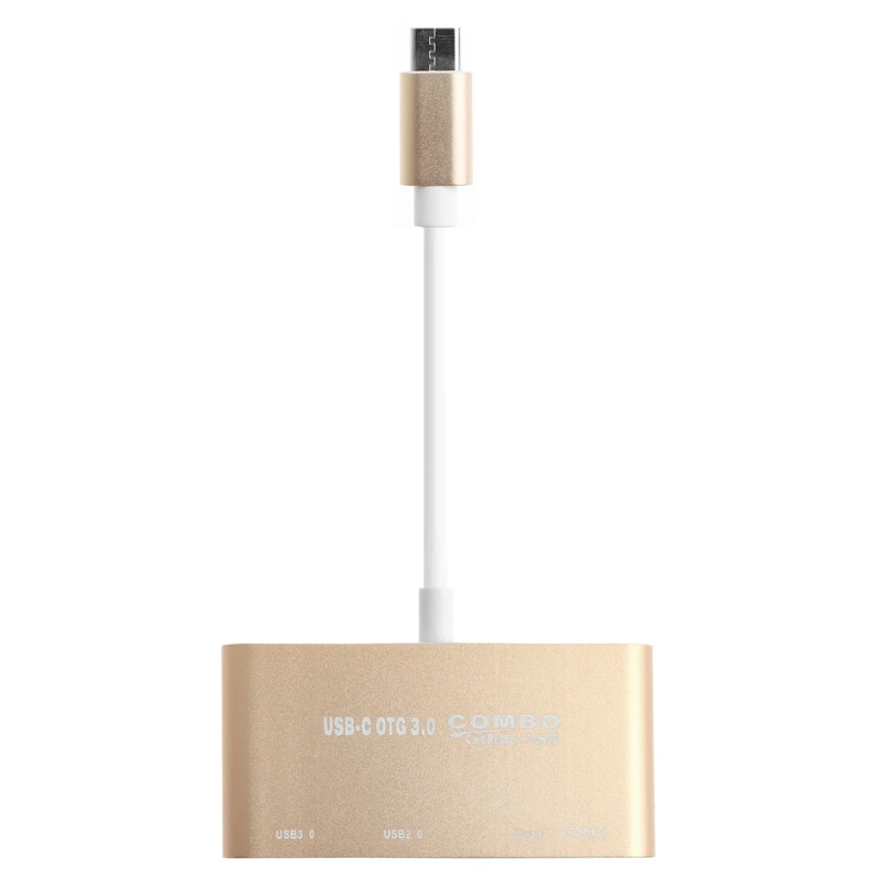 5in1 Type C OTG Card Reader USB 3.0 USB2.0 HUB TF SD Card Writer for MACBOOK Laptop Computer For Huawei Samsung Android Phone
5in1 Type C OTG Card Reader USB 3.0 USB2.0 HUB TF SD Card Writer for MACBOOK Laptop Computer For Huawei Samsung Android Phone