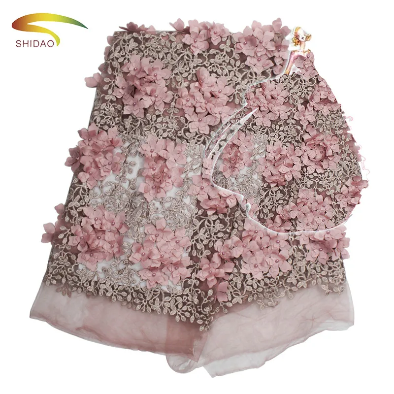 3D Lace Fabric 2019 High Quality Lace Pink African Lace Appliqued With Beaded Embroidered Lace Trim For Nigerian Wedding
3D Lace Fabric 2019 High Quality Lace Pink African Lace Appliqued With Beaded Embroidered Lace Trim For Nigerian Wedding