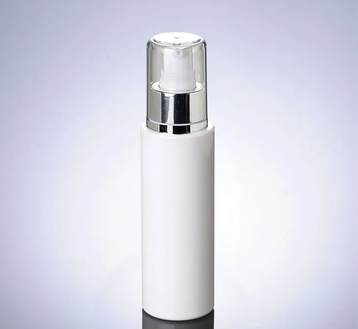 100ML 1000 pcs / Lot PLASTIC LOTION PUMP SERUM BOTTLES, White Bottle with bright silver lotion pump
100ML 1000 pcs / Lot PLASTIC LOTION PUMP SERUM BOTTLES, White Bottle with bright silver lotion pump