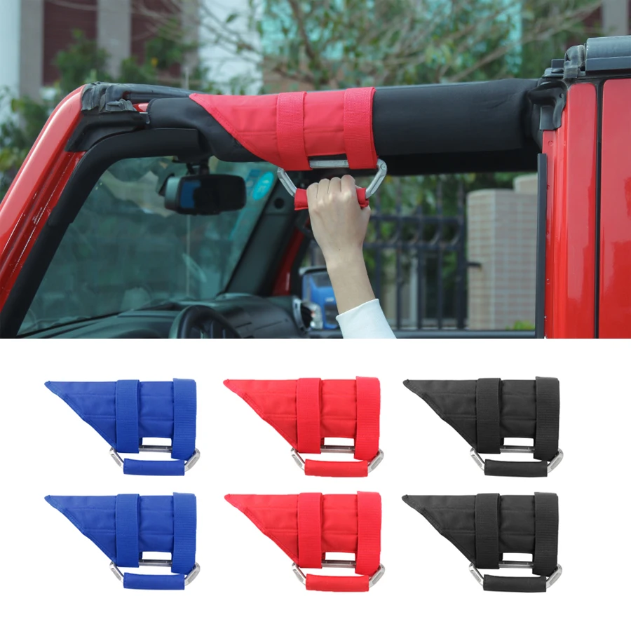 YCCPAUTO 2Pcs Metal Roll Bar Grab Handles For Jeep Wrangler Accessorise YJ TJ JK 4x4WD Roll Bar Mount Side Grab Handle Kit
YCCPAUTO 2Pcs Metal Roll Bar Grab Handles For Jeep Wrangler Accessorise YJ TJ JK 4x4WD Roll Bar Mount Side Grab Handle Kit