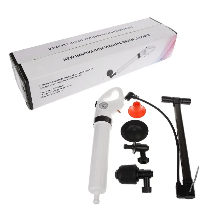 High Pressure Pump Cleaner Dredge Toilet Plunger Air Drain Blaster Sink Pipe Clogged Remover Bathroom Pipe Bathtub
High Pressure Pump Cleaner Dredge Toilet Plunger Air Drain Blaster Sink Pipe Clogged Remover Bathroom Pipe Bathtub