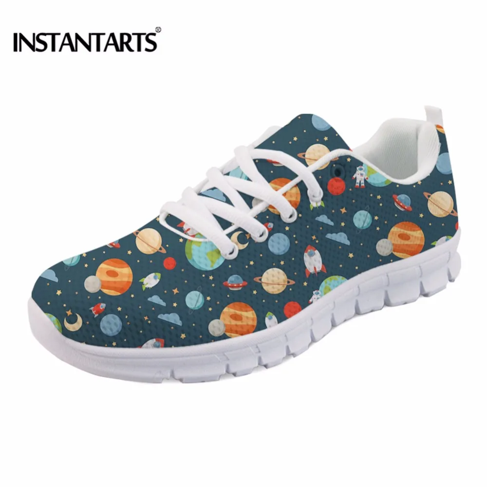 INSTANTARTS Women Galaxy Sneakers Casual Cartoon Space Plants Pattern Flat Shoes Breathable Lace Up Female Mesh Walking Flats
INSTANTARTS Women Galaxy Sneakers Casual Cartoon Space Plants Pattern Flat Shoes Breathable Lace Up Female Mesh Walking Flats