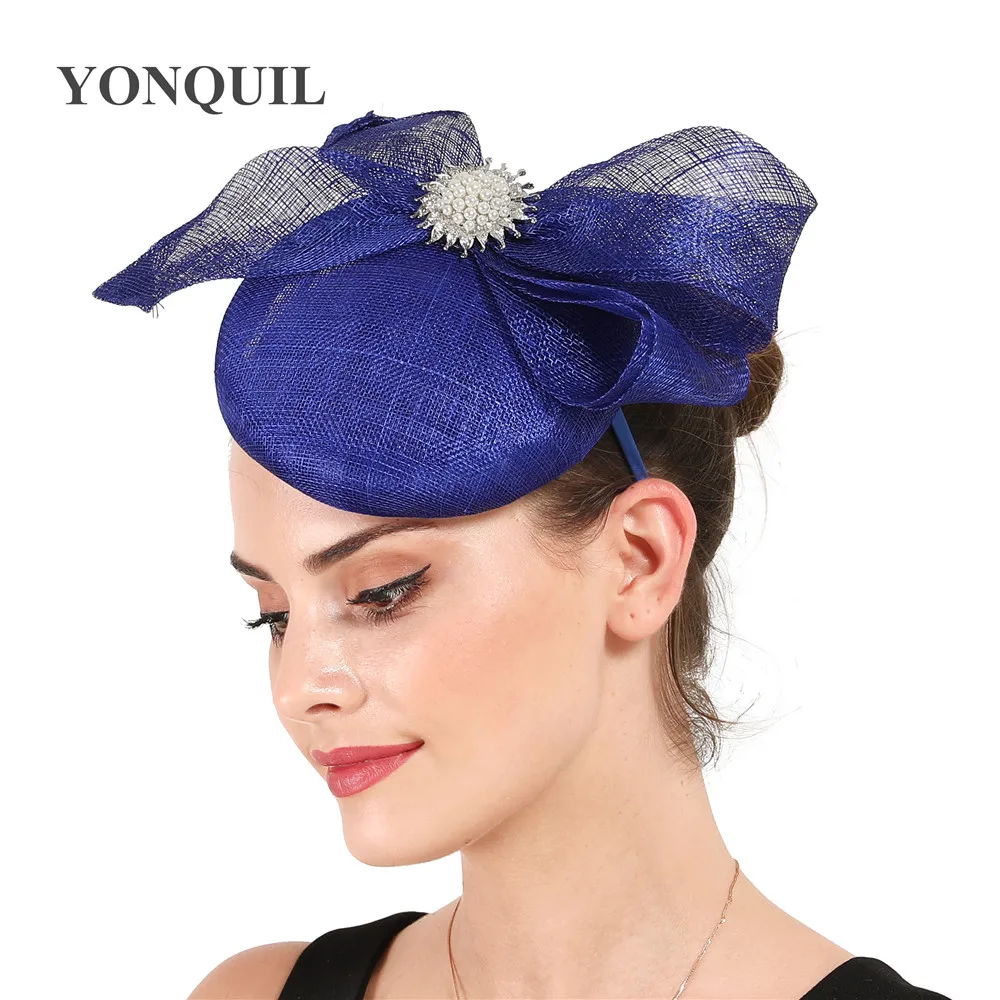 4-Layer Sinamay Blue Fascinator Hat Women Wedding Headpiece Fashion Headwear Women Formal Dress Party Dinner Hair Accessories
4-Layer Sinamay Blue Fascinator Hat Women Wedding Headpiece Fashion Headwear Women Formal Dress Party Dinner Hair Accessories