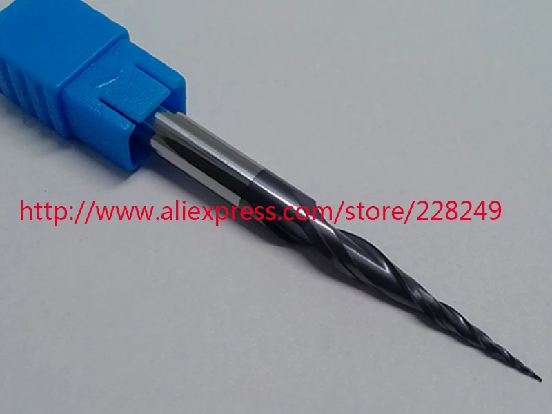 1pc R0.25*D6*30.5*75L*2F HRC55 Tungsten solid carbide Coated Tapered Ball Nose End Mills CNC milling cutters
1pc R0.25*D6*30.5*75L*2F HRC55 Tungsten solid carbide Coated Tapered Ball Nose End Mills CNC milling cutters