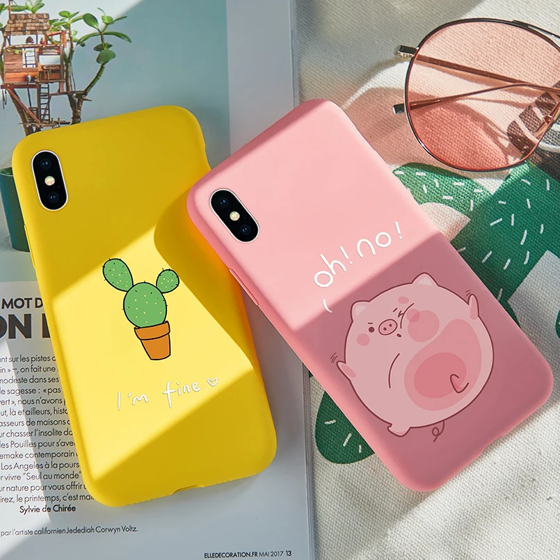 Силиконовый чехол ASINA для iPhone XS Max с милыми животными противоударный X XR 3D