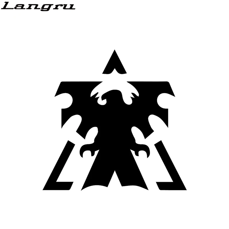 Langru Sci fi пленка Terran Sc2 Звездное ремесло пламя Летающий орел флаг декоративная