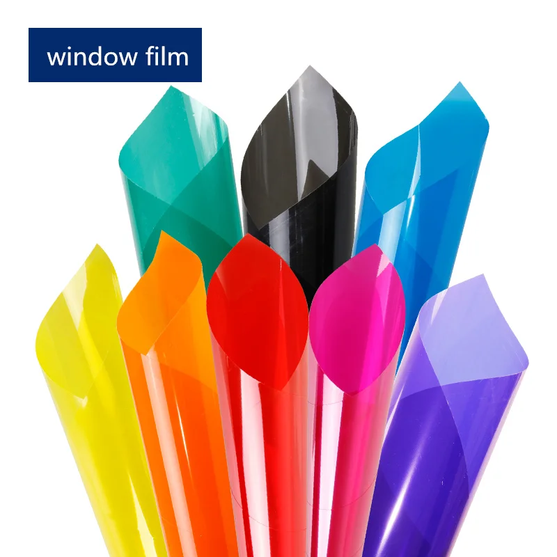 Colorful Buidling Decoration Window Tint Film Refiective Sunshade Privacy Heat Control Film for Home Office DIY A4 Sample
Colorful Buidling Decoration Window Tint Film Refiective Sunshade Privacy Heat Control Film for Home Office DIY A4 Sample