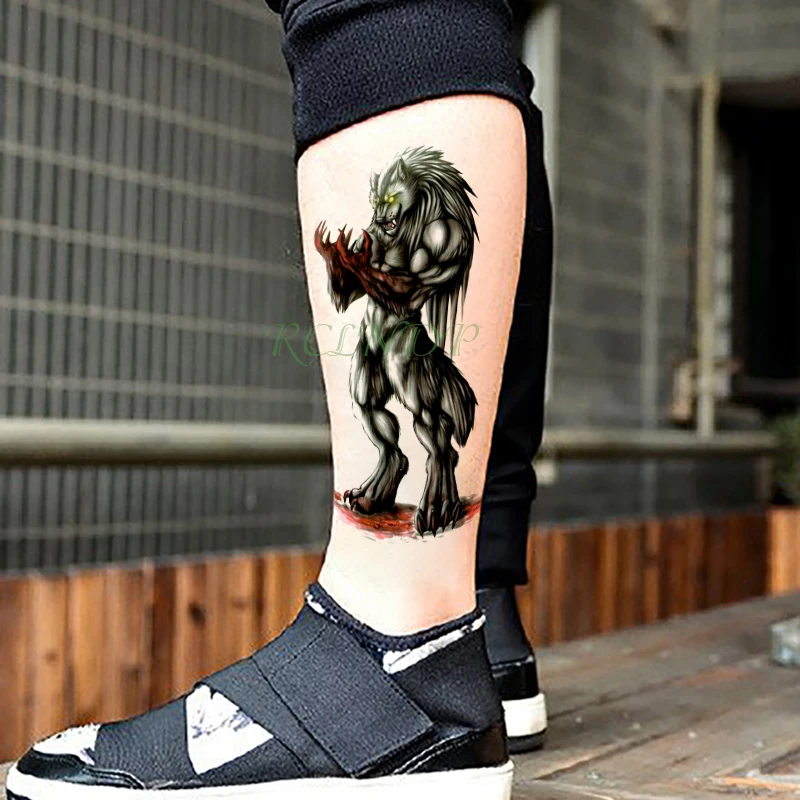 Waterproof Temporary Tattoo Sticker standing warewolf tatto stickers flash tatoo fake tattoos for girl male Men women
Waterproof Temporary Tattoo Sticker standing warewolf tatto stickers flash tatoo fake tattoos for girl male Men women