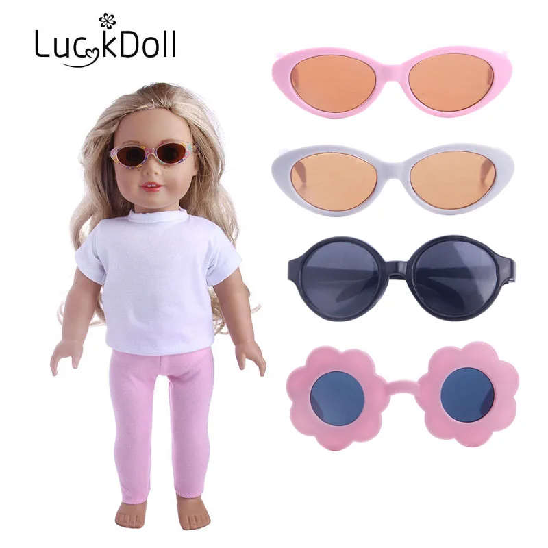 Милые Солнцезащитные очки Luckdoll овальной формы различных цветов подходят для 18-дюймовых американских кукол и 43-см куклы
Милые Солнцезащитные очки Luckdoll овальной формы различных цветов подходят для 18-дюймовых американских кукол и 43-см куклы