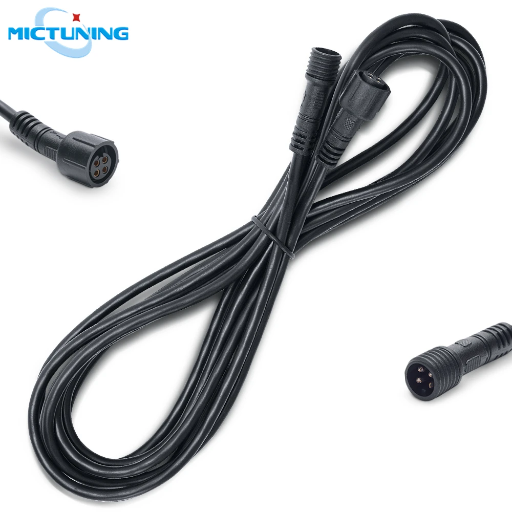 MICTUNING 10 Feet Extension Wire Cable Cord Only for 4 and 8 Pods RGB APP LED Rock Light High Quality Connection Car Accessories
MICTUNING 10 Feet Extension Wire Cable Cord Only for 4 and 8 Pods RGB APP LED Rock Light High Quality Connection Car Accessories