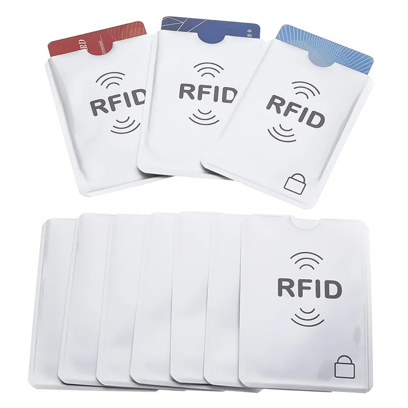 10 шт./компл. Анти Rfid Бумажник Блокировка считыватель банк держатель для карт Id