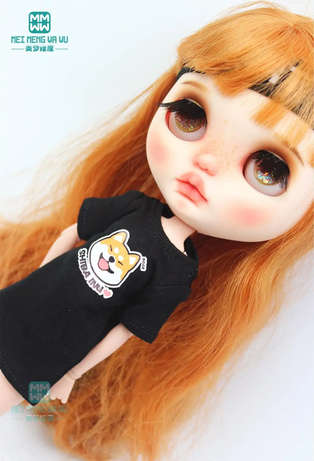 1PCS Blyth Clothes A variety of fashion pattern T-shirt black, white for 28-30cm Blyth Azone 1/6 doll accessories
1PCS Blyth Clothes A variety of fashion pattern T-shirt black, white for 28-30cm Blyth Azone 1/6 doll accessories