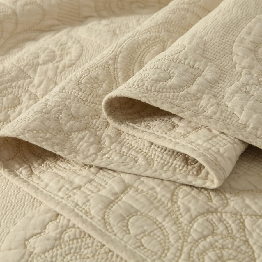 CHAUSUB Plain Cotton Bedspread Quilt Sets 3pcs Coverlet Solid Embroidered Bed Cover With 2*Pillowcase King Queen Size Blanket
CHAUSUB Plain Cotton Bedspread Quilt Sets 3pcs Coverlet Solid Embroidered Bed Cover With 2*Pillowcase King Queen Size Blanket